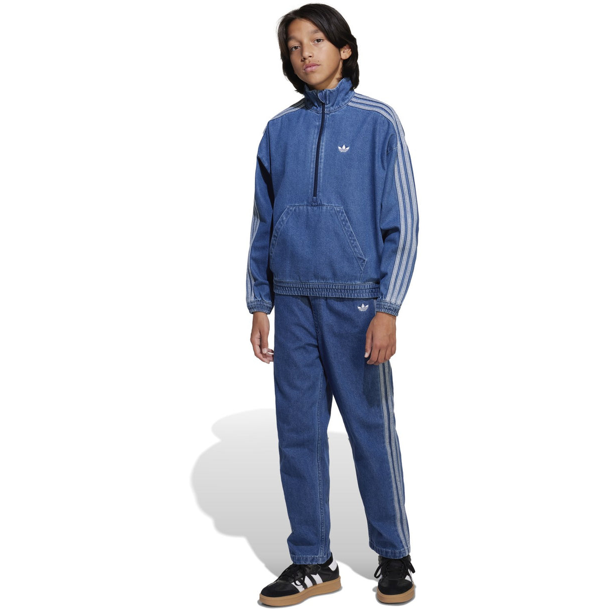 adidas Originals Medium Blue Denim Jacka