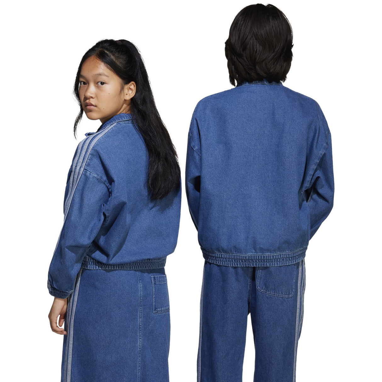 adidas Originals Medium Blue Denim Jacka