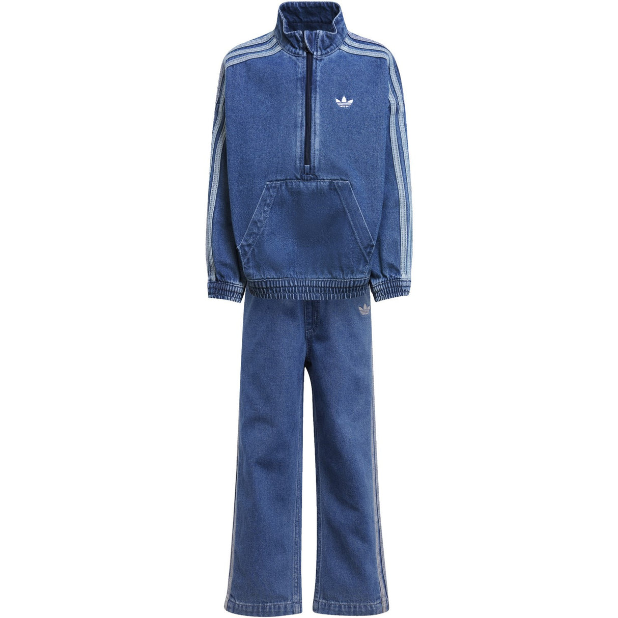 adidas Originals Medium Blue Denim Denim Set