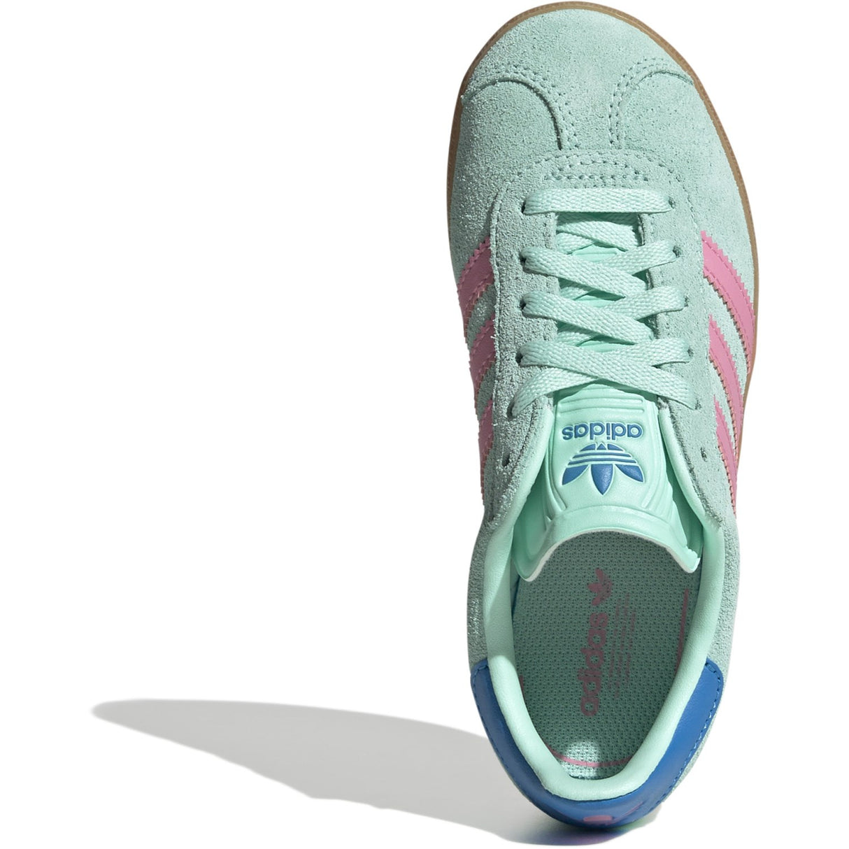 adidas Originals Clear Mint/Bliss Pink/Bright Blue Gazelle C Sneakers