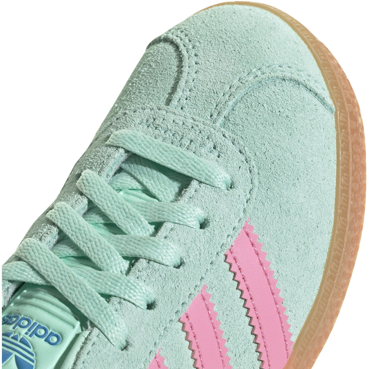 adidas Originals Clear Mint/Bliss Pink/Bright Blue Gazelle C Sneakers