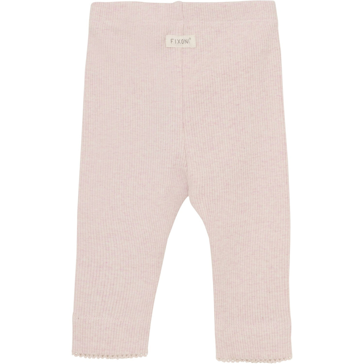 FIXONI Hushed Violet Melange Leggings Mélange Rib