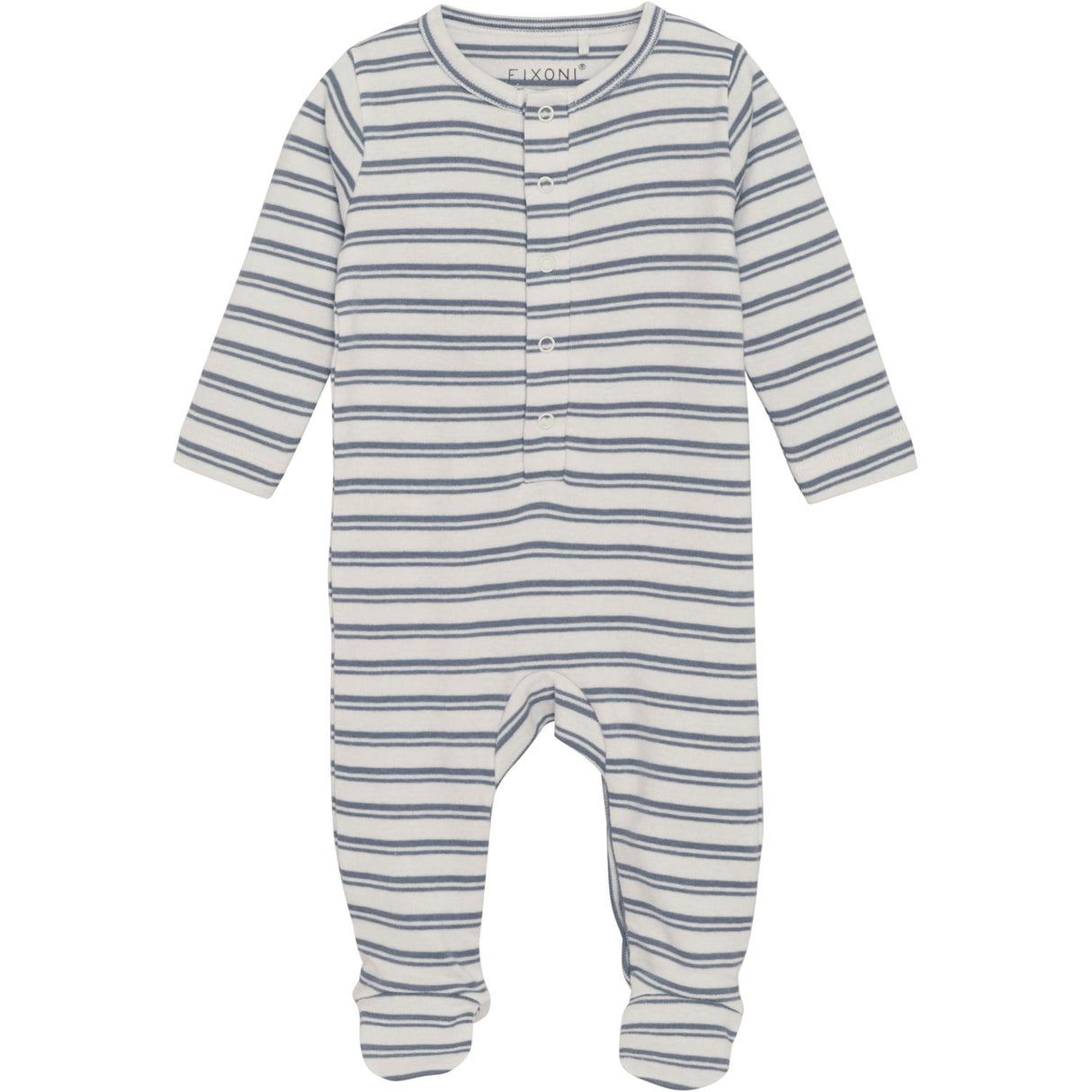 FIXONI Flint Stone Romper LS W. Feet Rib