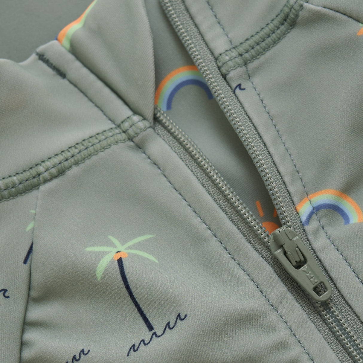 Color Kids Iceberg Green Baby Kostym L/S, AOP