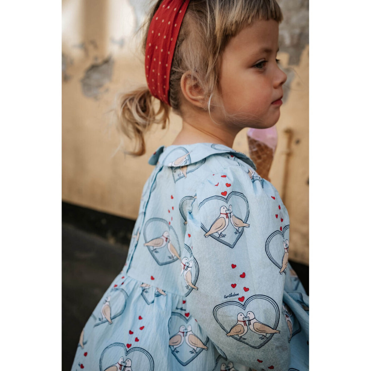 Fliink Dröm Blå Aop Colombe Ls Tunika