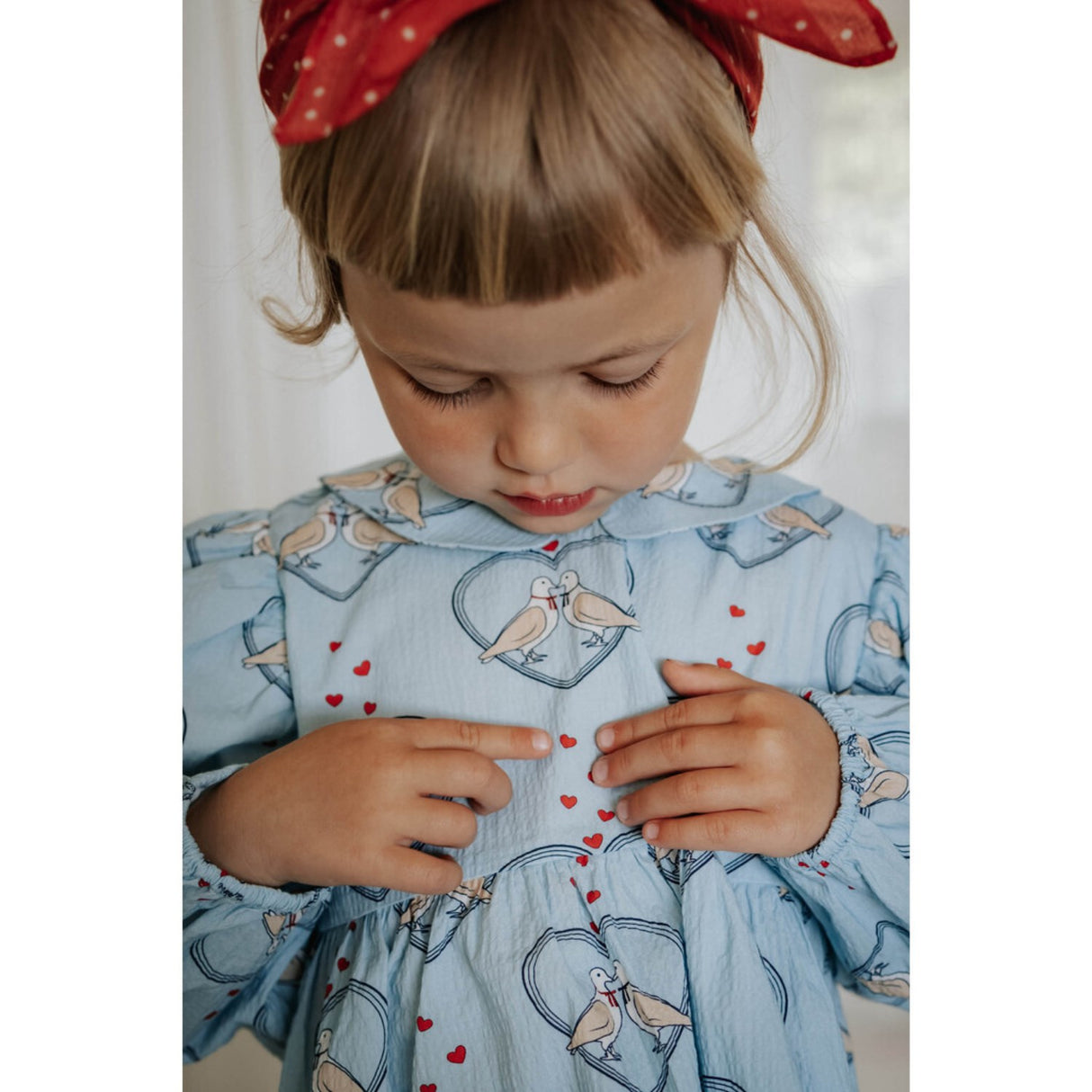 Fliink Dröm Blå Aop Colombe Ls Tunika