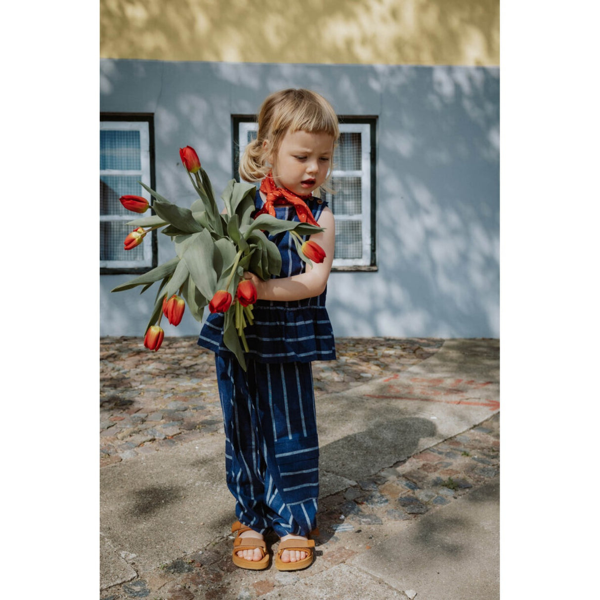 Fliink Insignia Blue / Sandshell Vira Topp