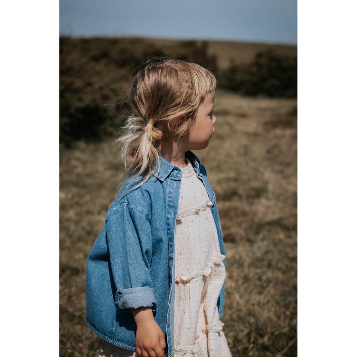 Fliink Ljus Denim Blue Don Ls Skjorta