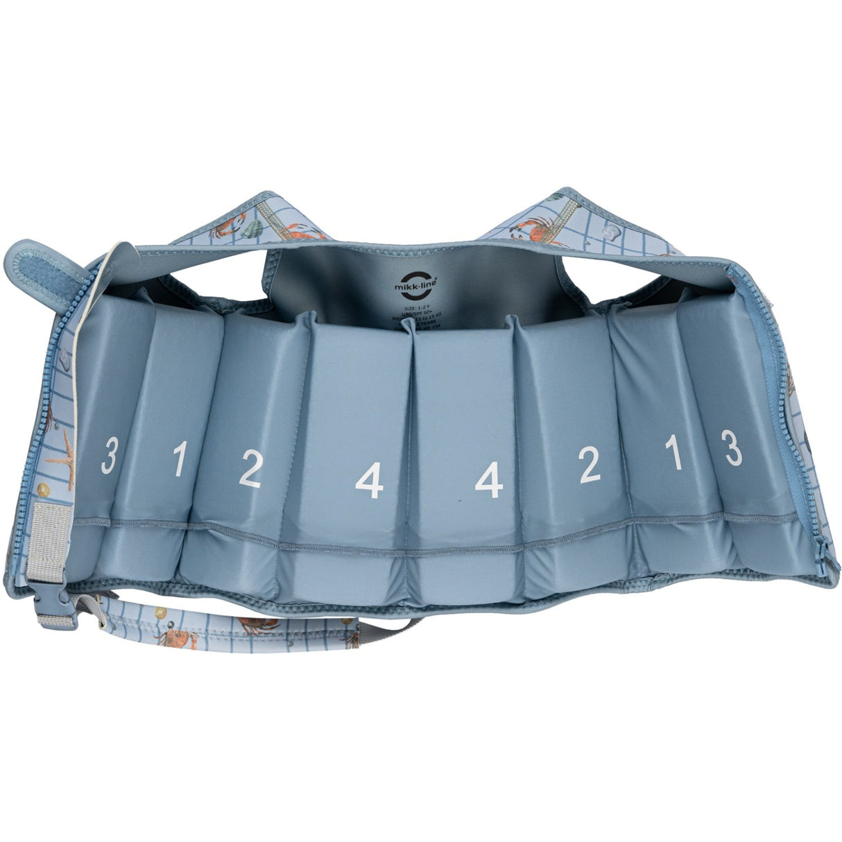 Mikk-Line Faded Denim AOP Simväst