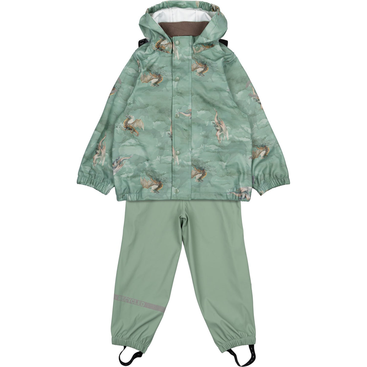 Mikk-Line Green Bay AOP Seler PU Regn Set