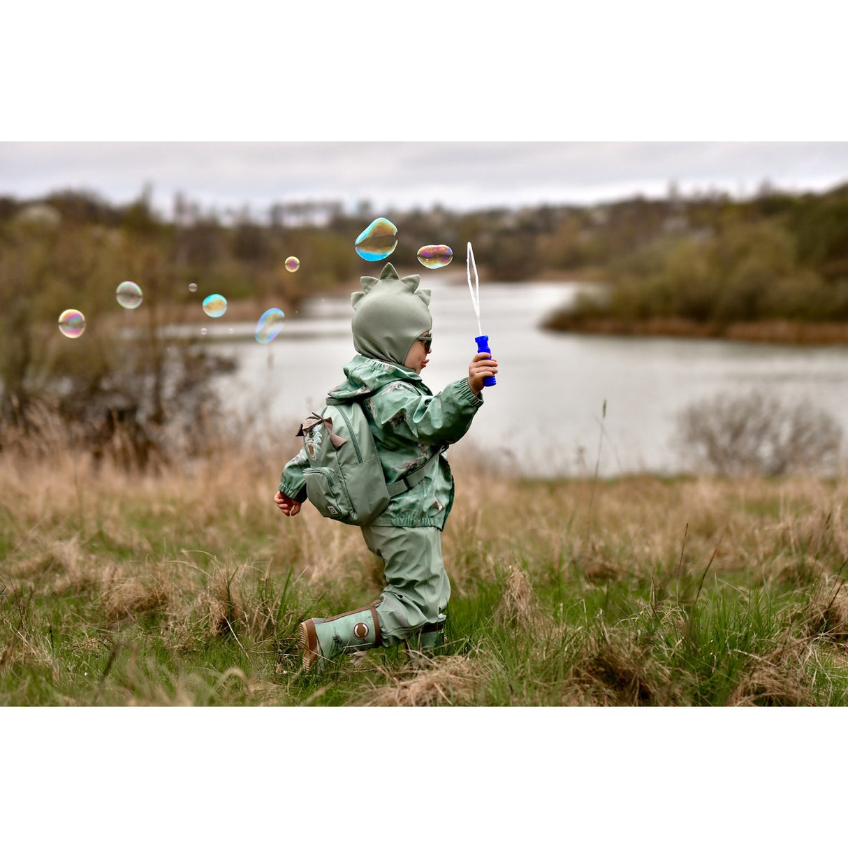 Mikk-Line Green Bay AOP Seler PU Regn Set