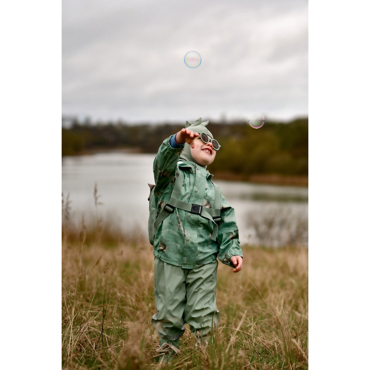 Mikk-Line Green Bay AOP Seler PU Regn Set