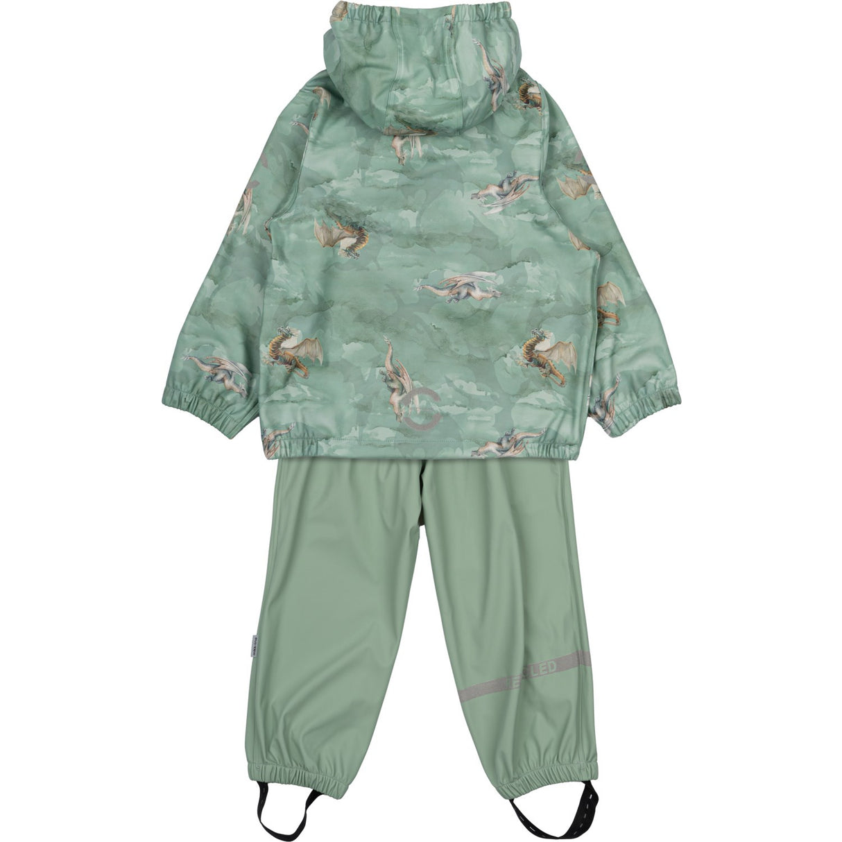 Mikk-Line Green Bay AOP Seler PU Regn Set