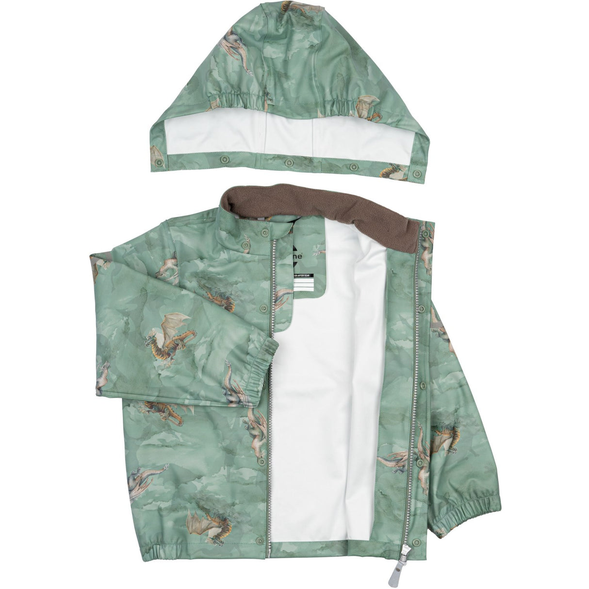 Mikk-Line Green Bay AOP Seler PU Regn Set