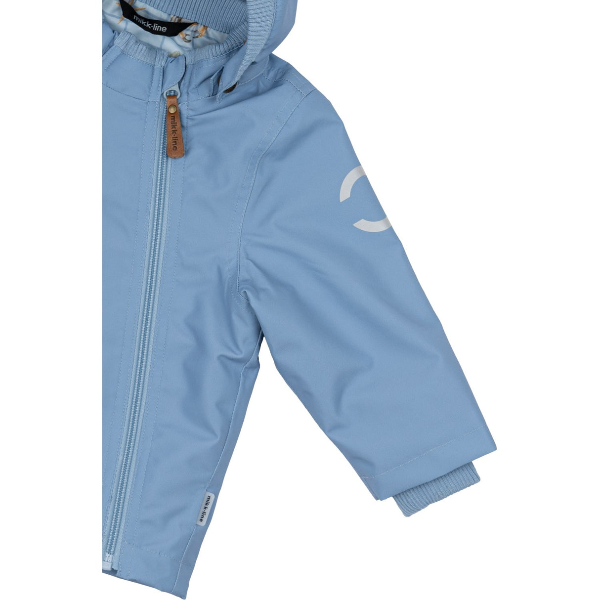 Mikk-Line Faded Denim Polyester Baby Jacka