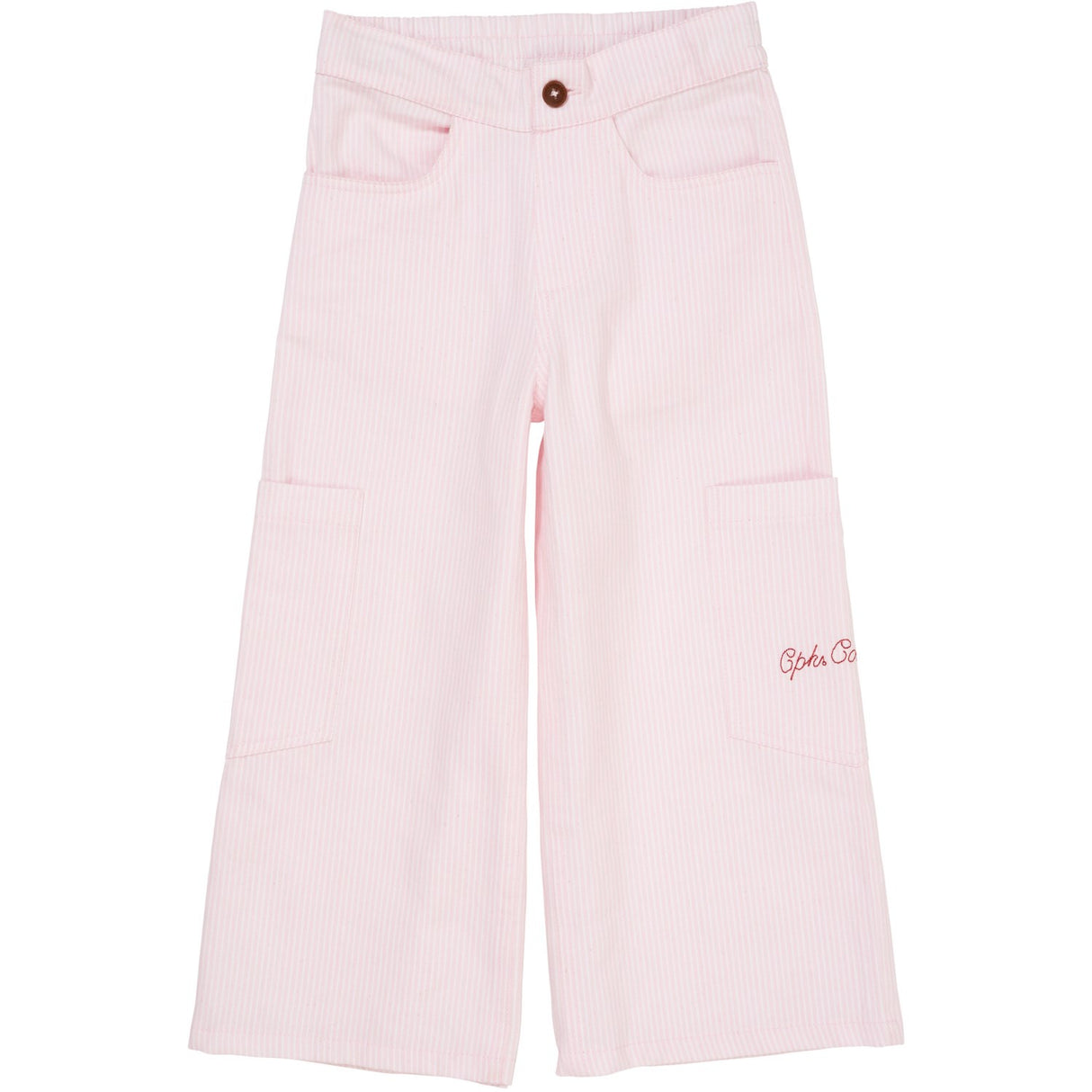 COPENHAGEN COLORS Ballerinaskor Stripe Striped Wide Byxor W Pockets