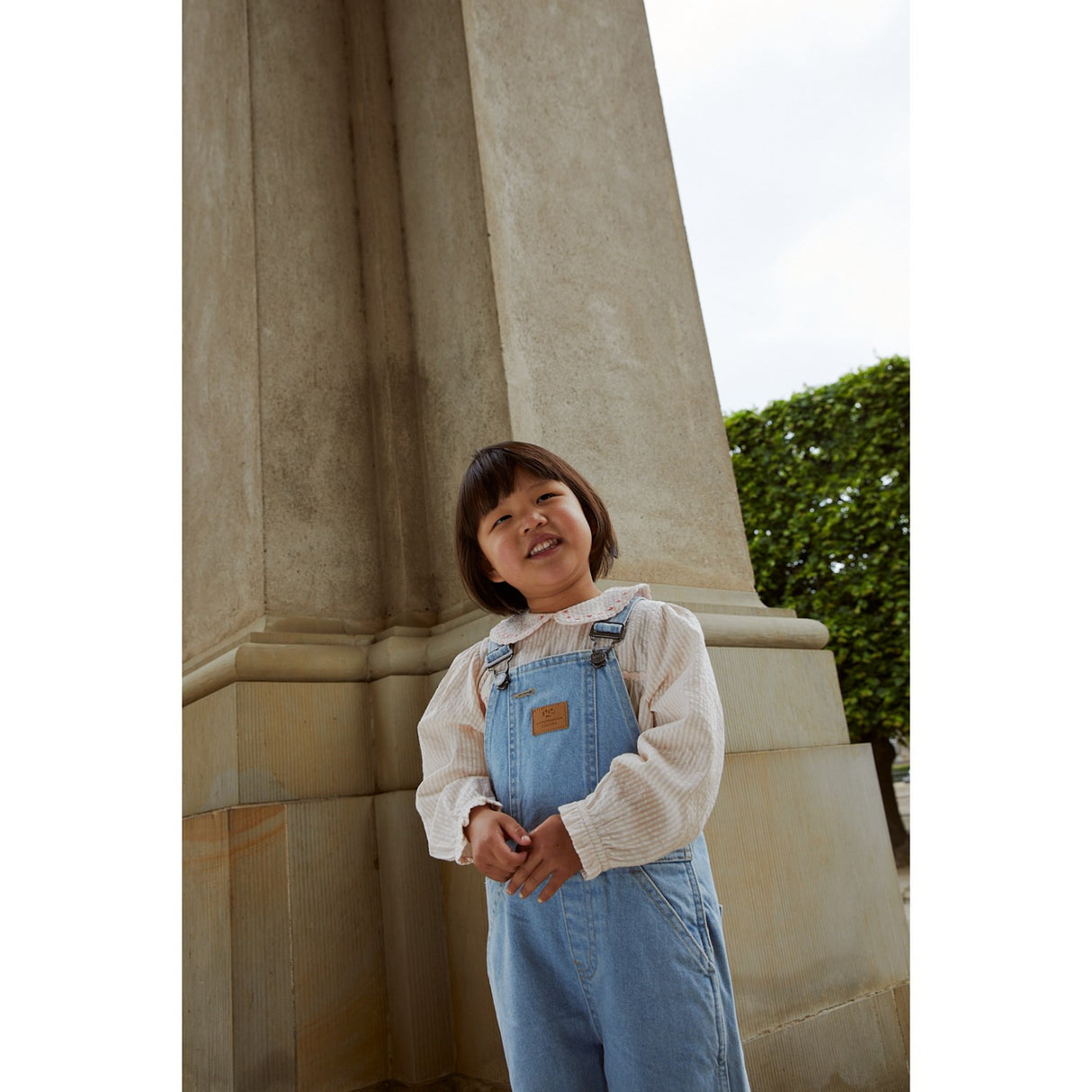 COPENHAGEN COLORS Super Lt Blue Indigo Washed Organic Overalls