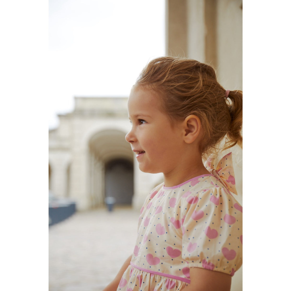 COPENHAGEN COLORS Heart Aop Heart & Dots Klänning