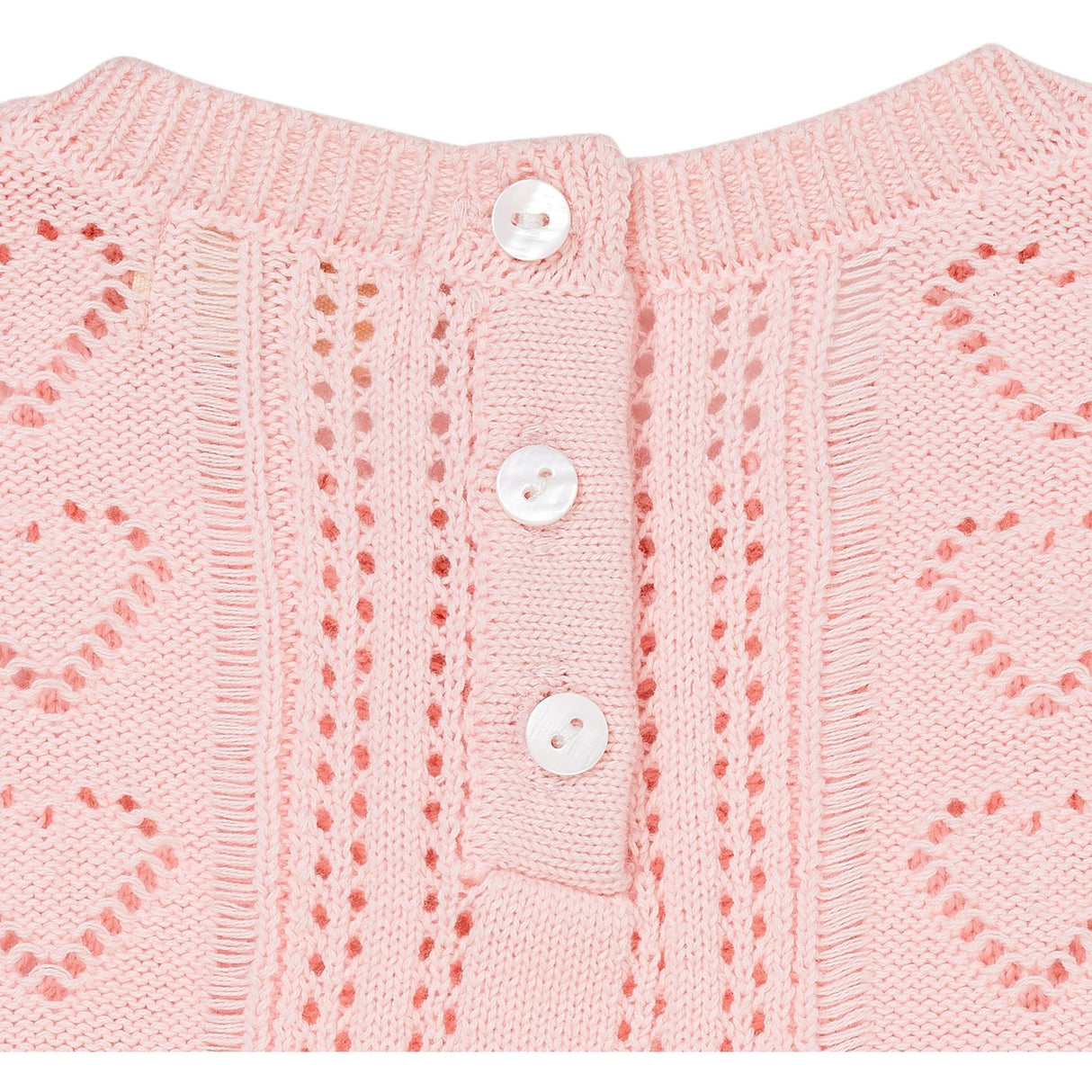 COPENHAGEN COLORS Ballerina Comb. Stickad Pointelle T-shirt