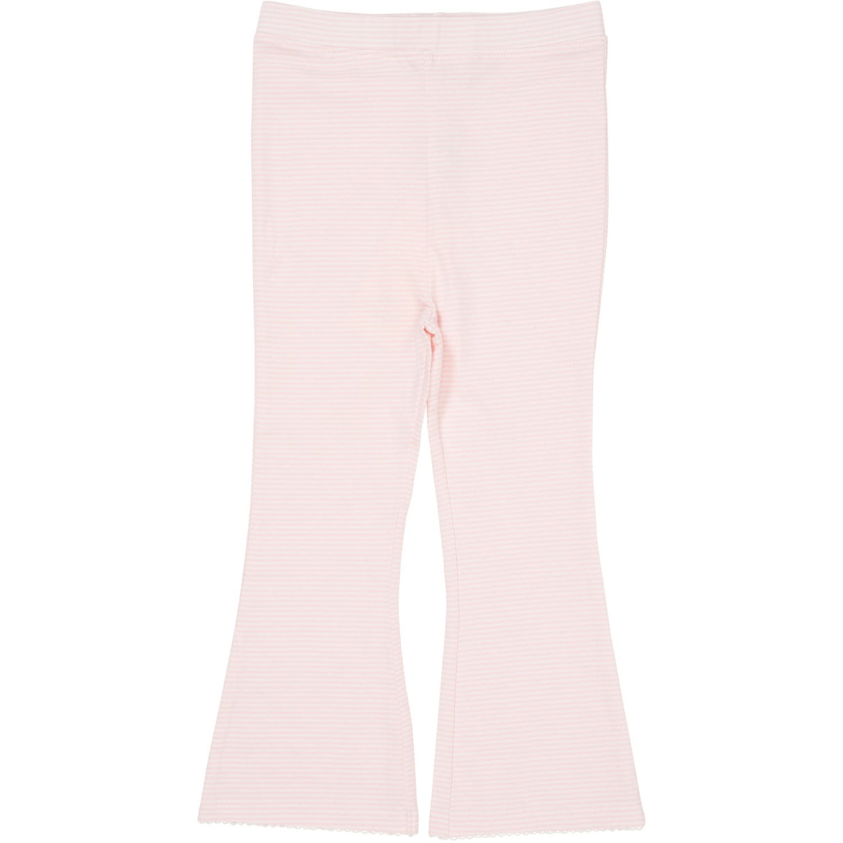 COPENHAGEN COLORS Ballerina/Cream Stripe Randiga Flare Byxor