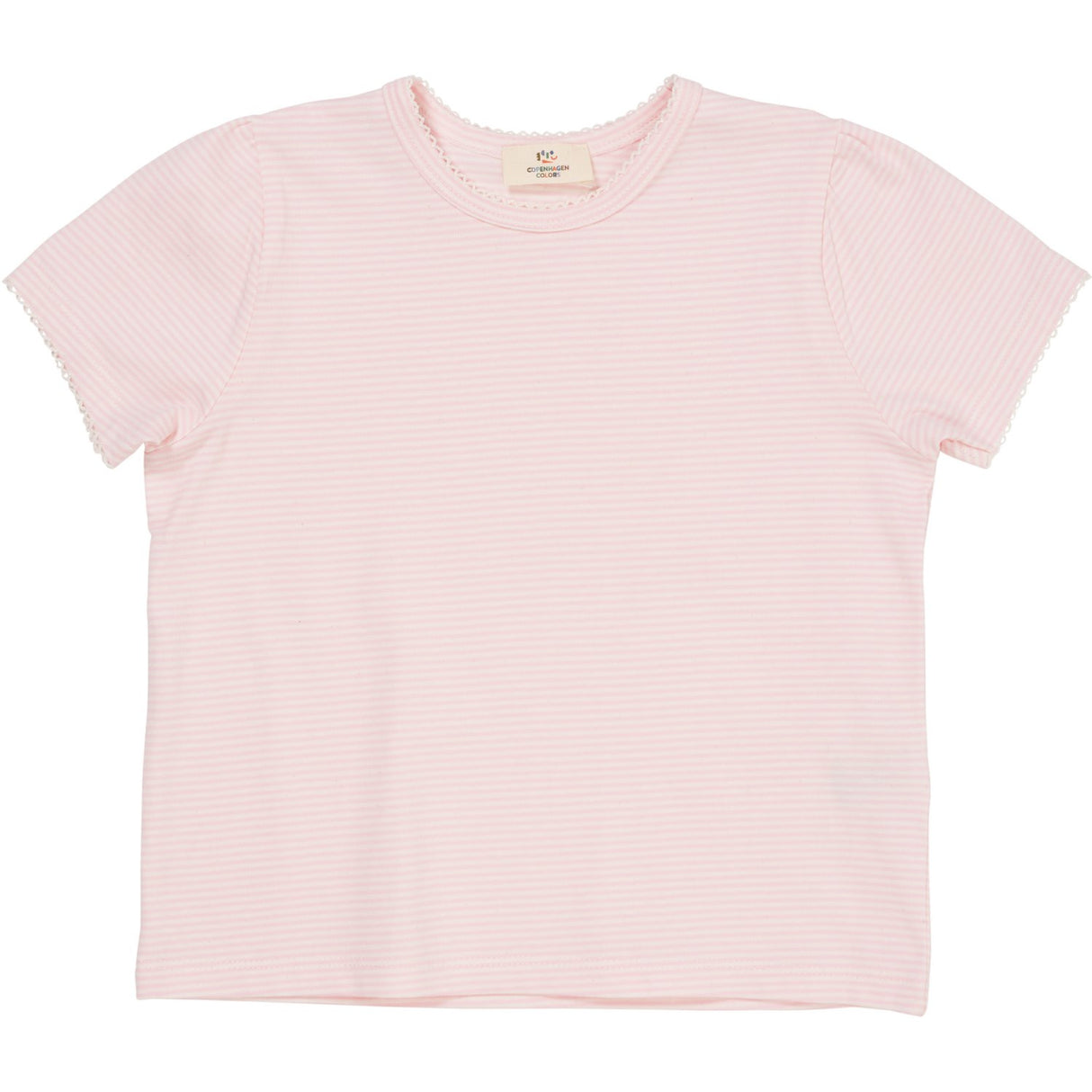 COPENHAGEN COLORS Ballerina/Cream Stripe Randig T-shirt