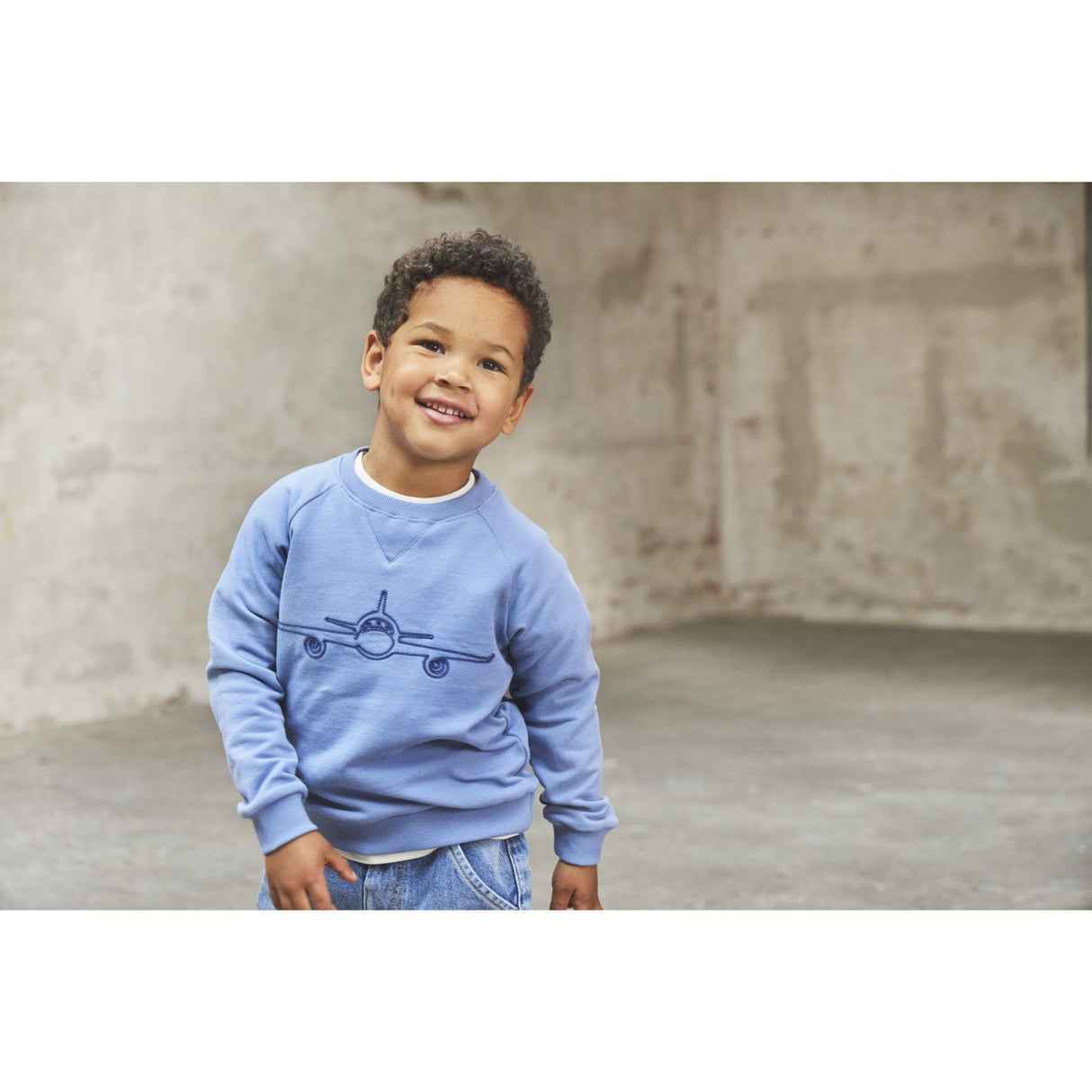 En Fant Ljus Denim Blue Shorts Bermuda Denim