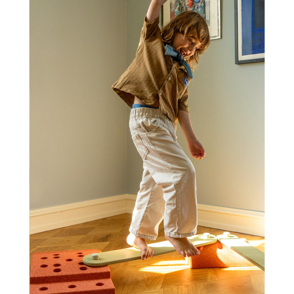 MODU Dusty Green 2x Balansbalkar