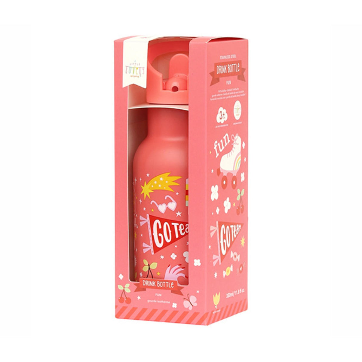 A Little Lovely Company Fun Rostfritt Stål Vattenflaska