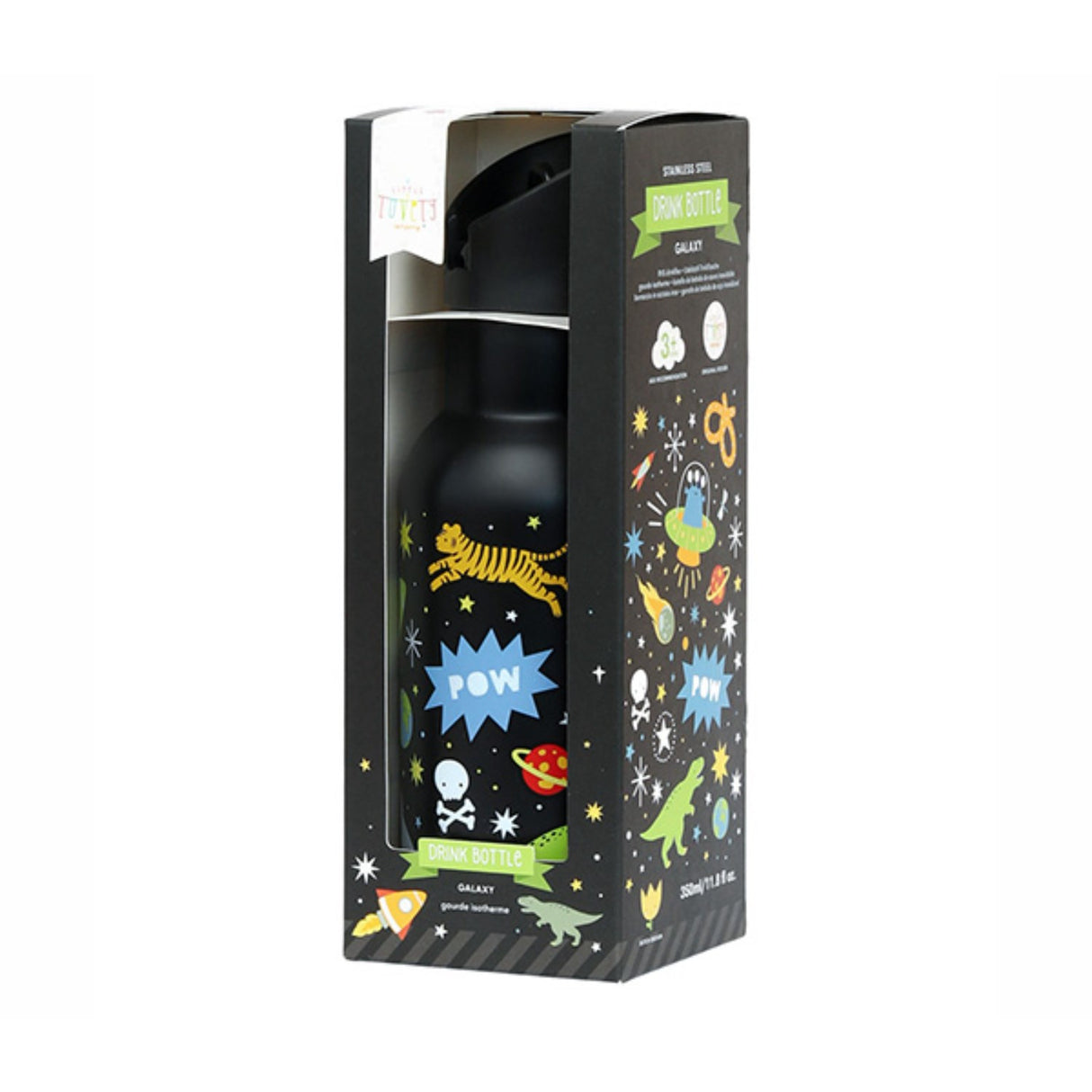 A Little Lovely Company Galaxy Rostfritt Stål Vattenflaska