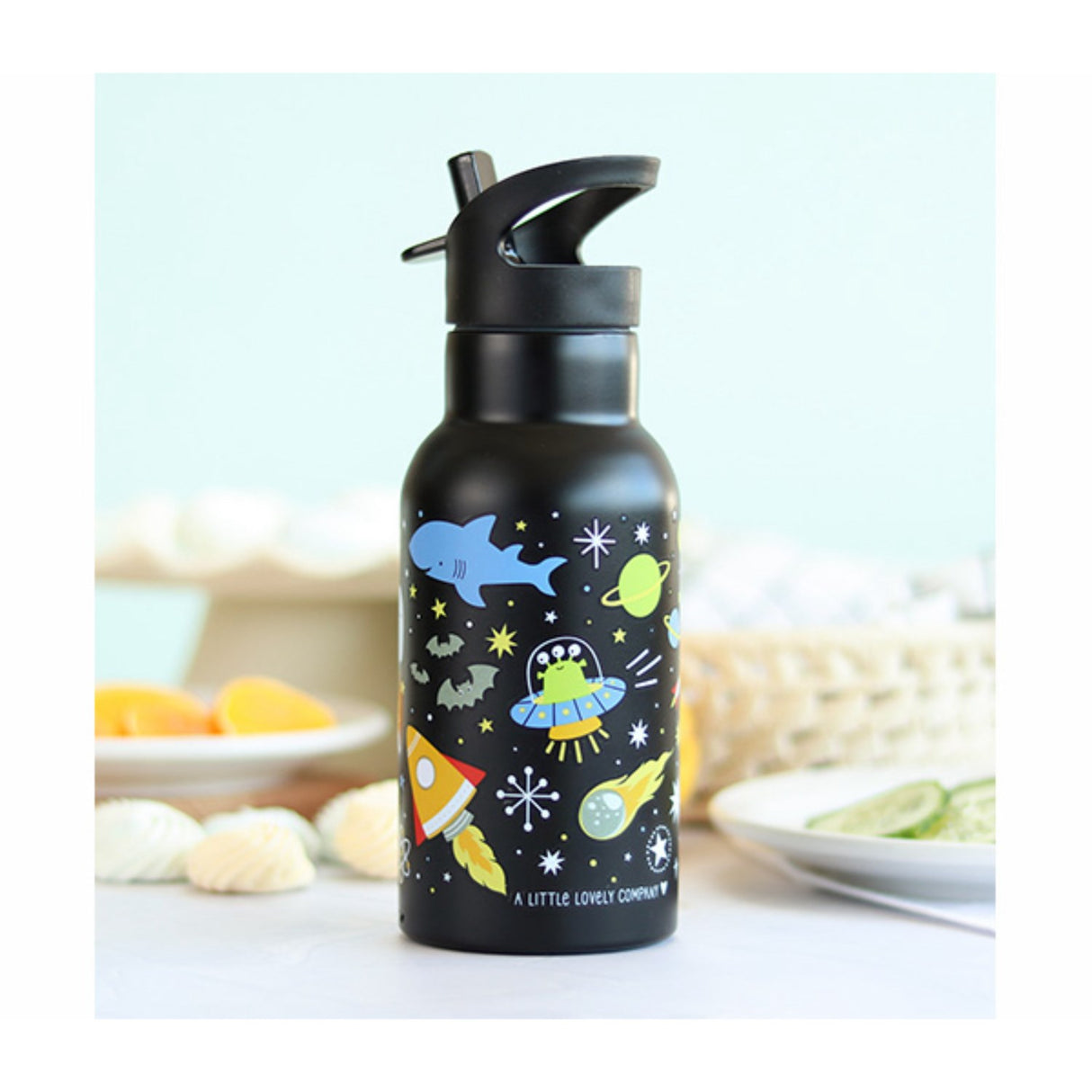 A Little Lovely Company Galaxy Rostfritt Stål Vattenflaska