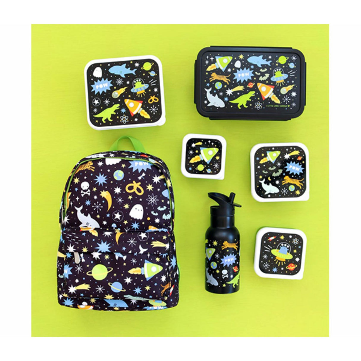 A Little Lovely Company Galaxy Rostfritt Stål Vattenflaska