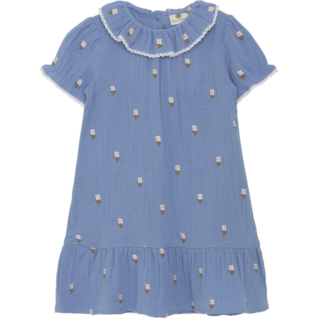 En Fant Infinity Klänning Broderi Muslin