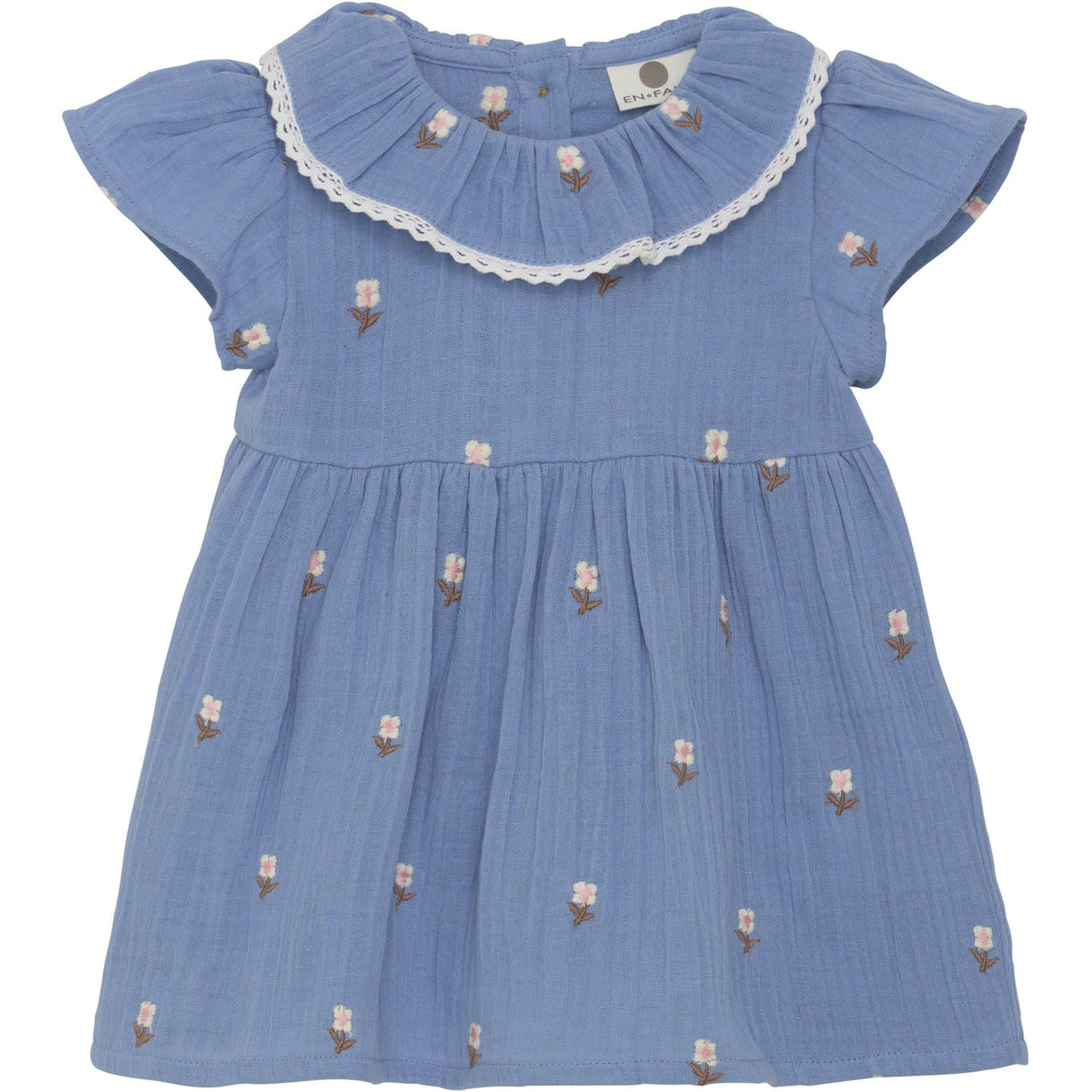 En Fant Infinity Klänning Embroidery Muslin
