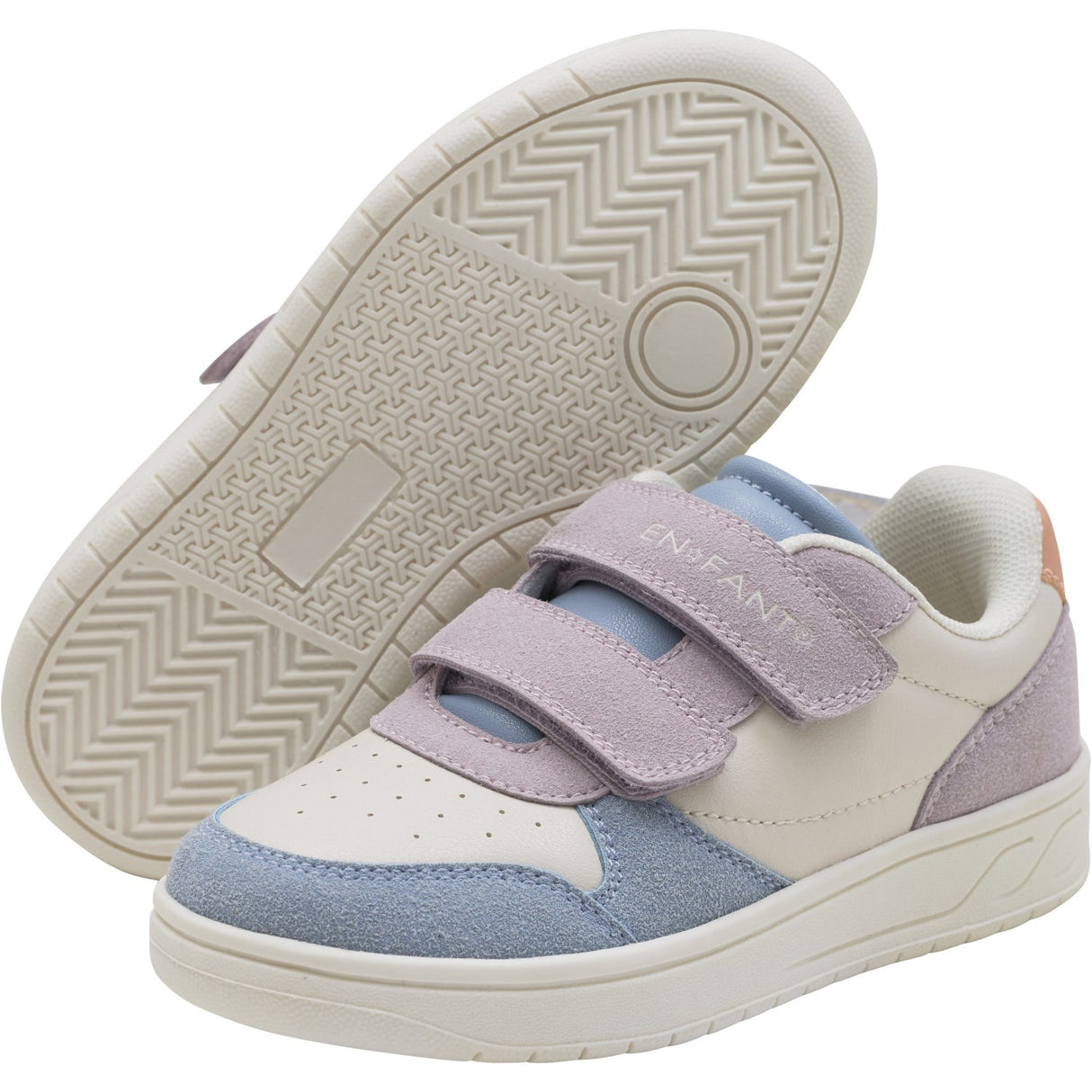 En Fant Burnished Lilac Sneakers Kardborreband