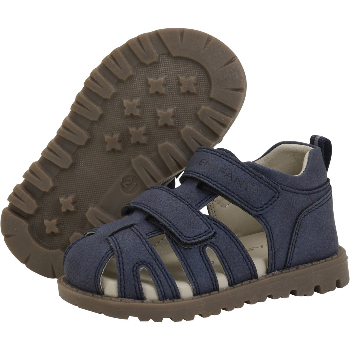 En Fant Vintage Indigo Sandal Kardborreband