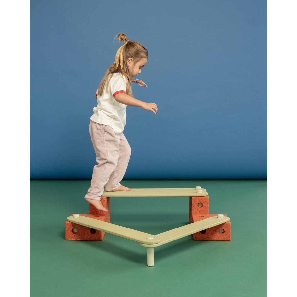 MODU Burnt Orange / Dusty Green Balans Spår