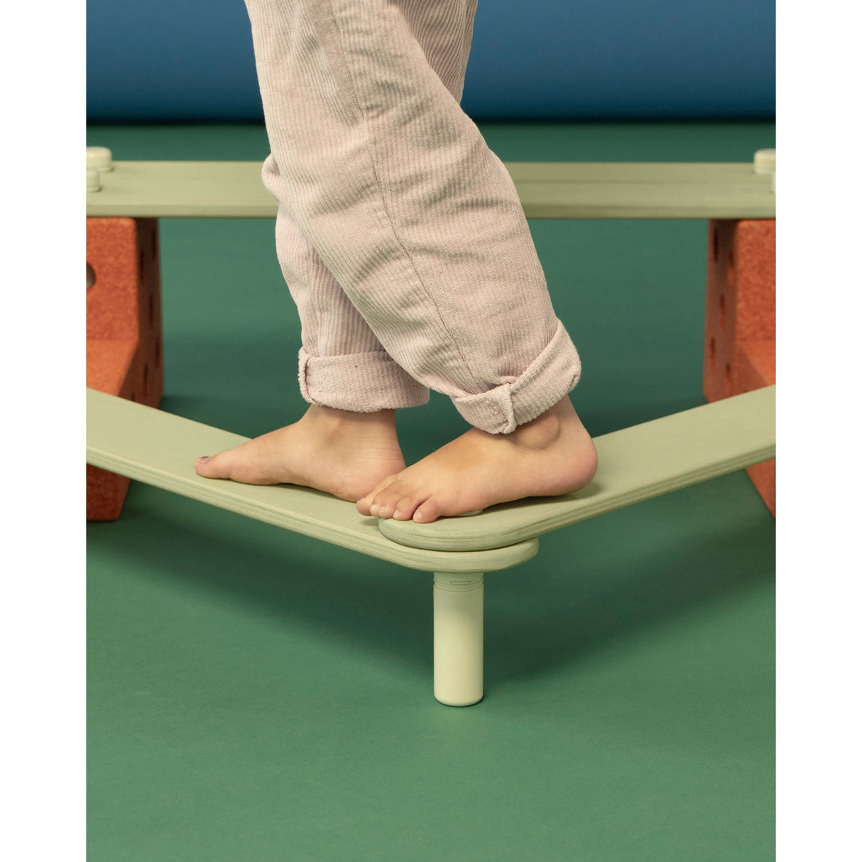 MODU Burnt Orange / Dusty Green Balans Spår