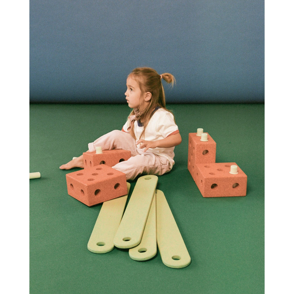 MODU Burnt Orange / Dusty Green Balans Spår