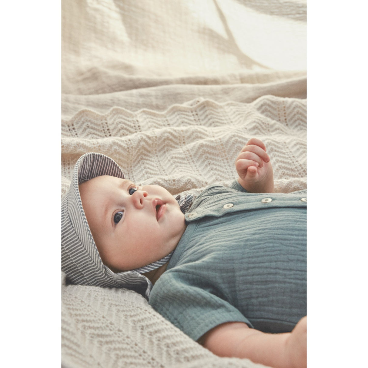 Huttelihut Lily Pad Playsuit Muslin