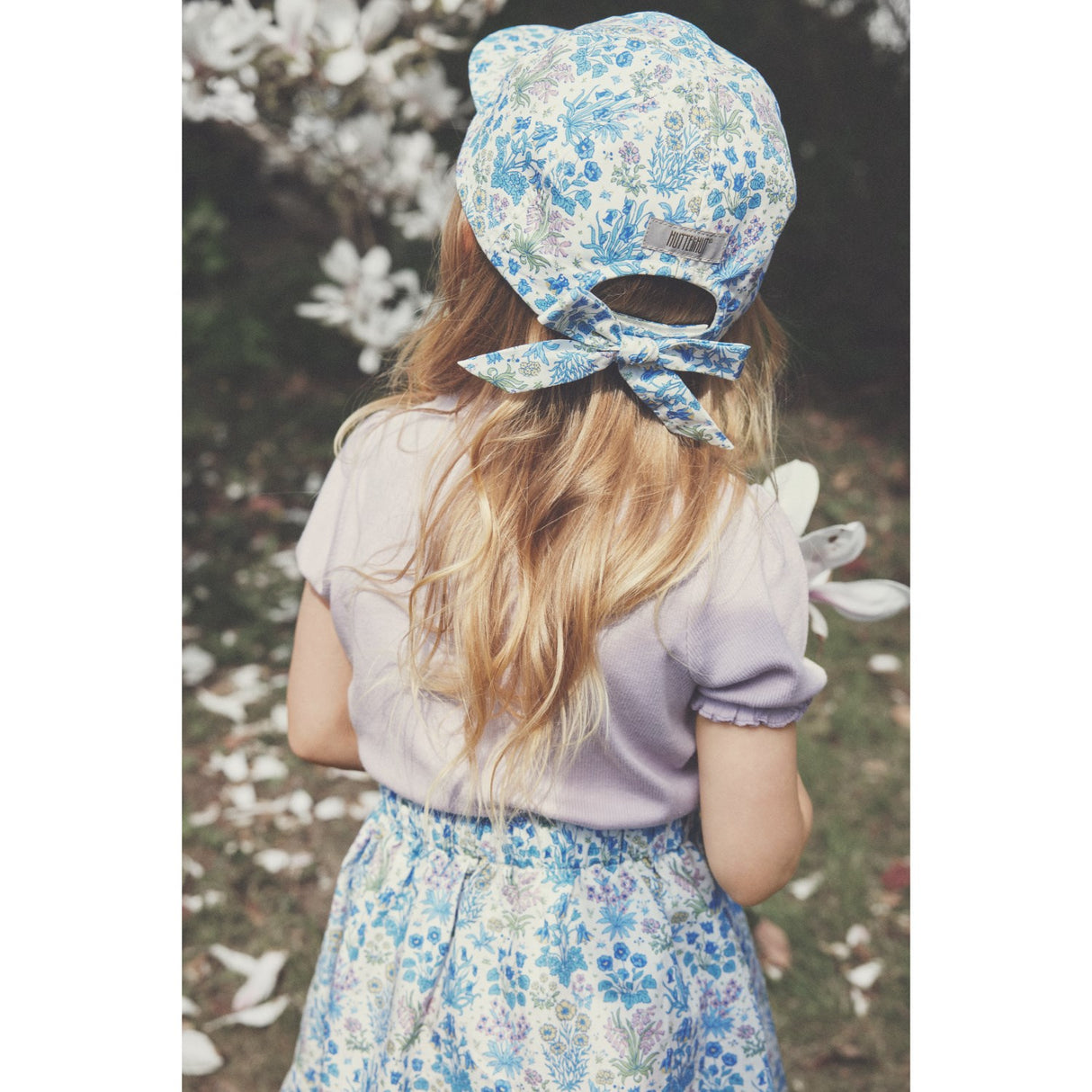 Huttelihut Soft Chambray Kjol I Liberty Tyg