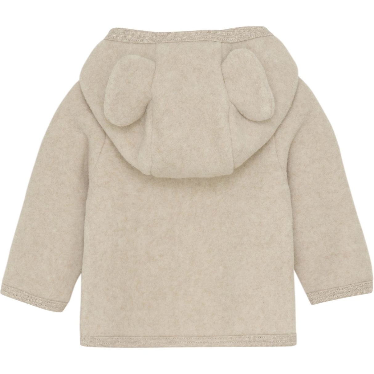 Huttelihut Camel Melange Jacka Ears Bomull Fleece