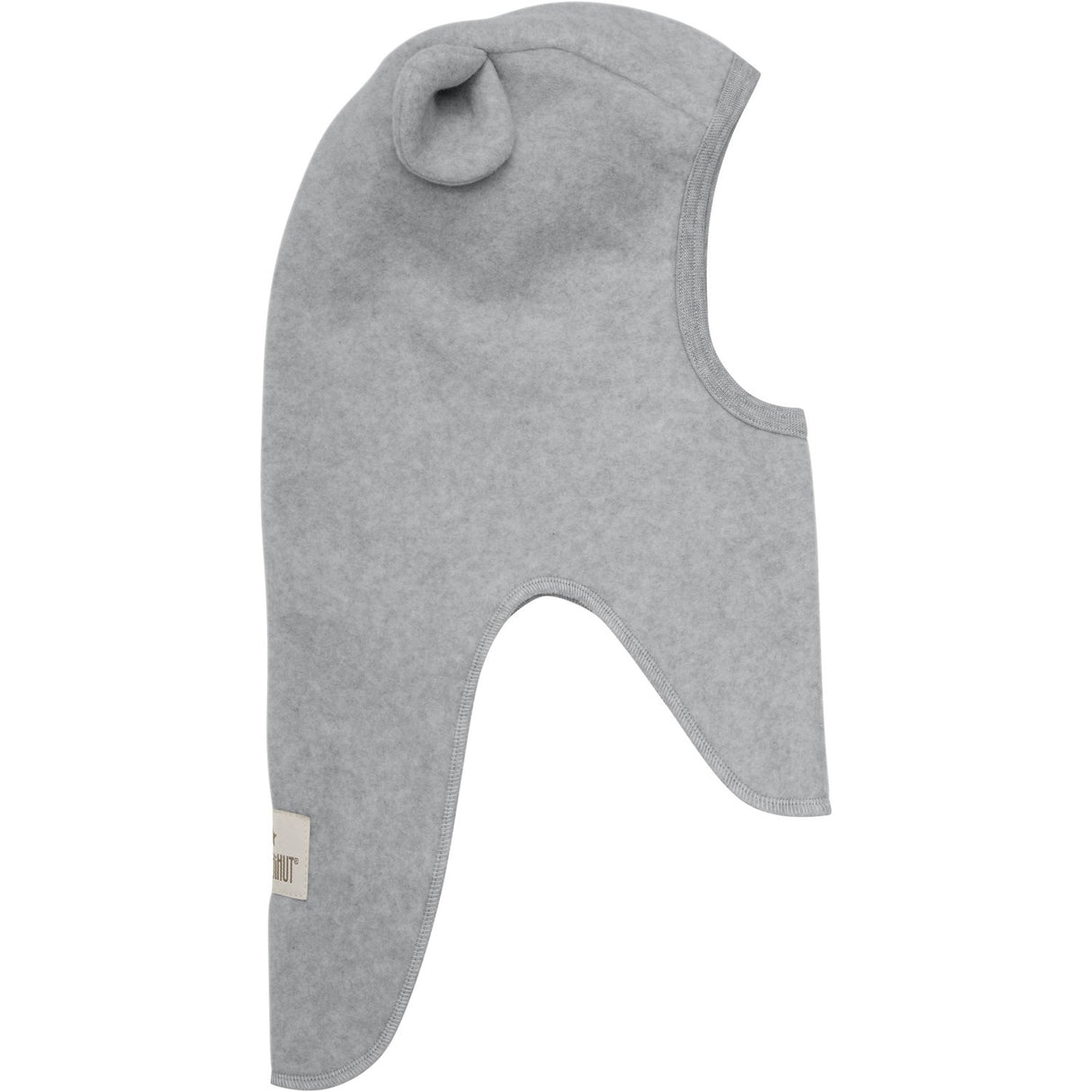Huttelihut Ljus Grey Melange Elefanthatt Ears Bomull Fleece