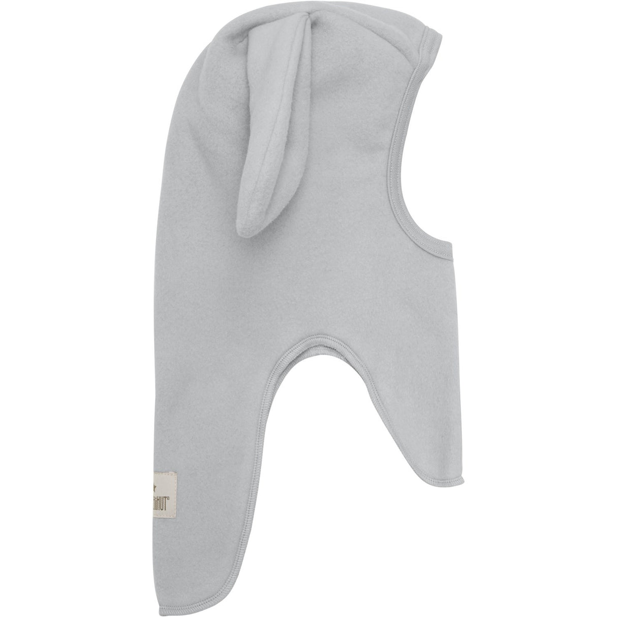 Huttelihut Ljus Grey Melange Elefanthatt Ears Bomull Fleece