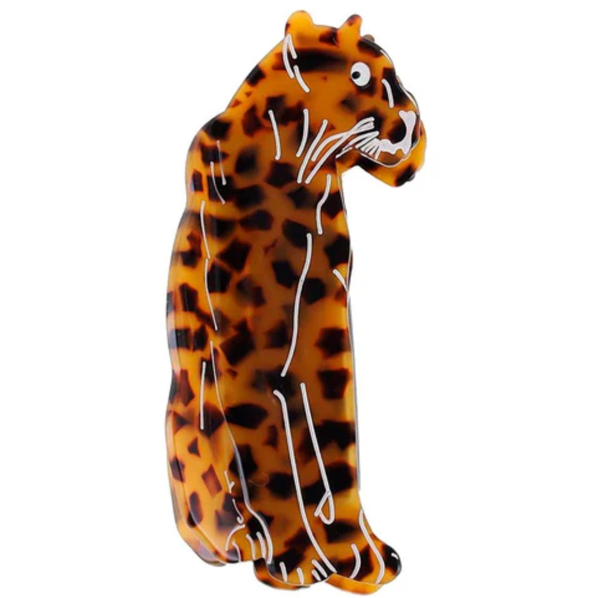 Bow's by Stær Leopard Hårspänne - Brun