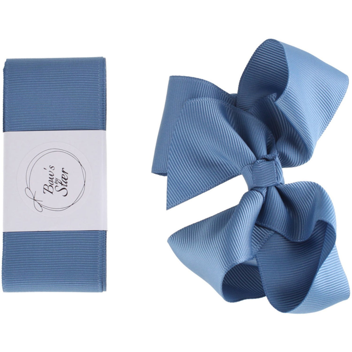 Bow's by Stær Dopet Band m. Rosett - Dusty Blue