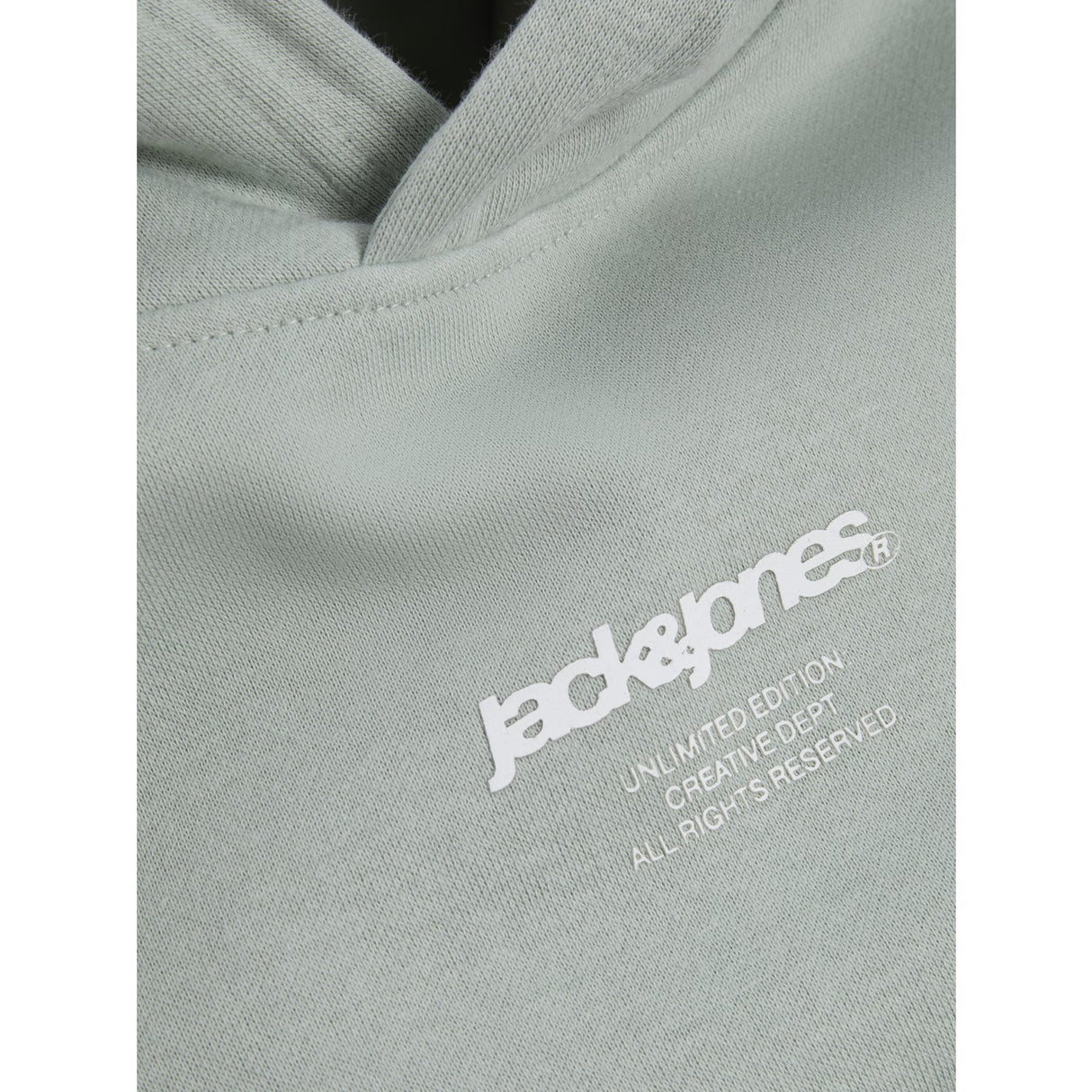 Jack & Jones Junior Aqua Gray Tarmac Camo Back Print Hoodies