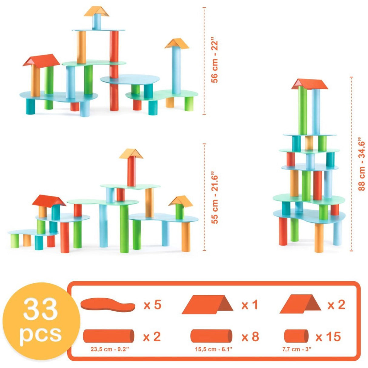 Djeco Tubolo konstruktion spela
