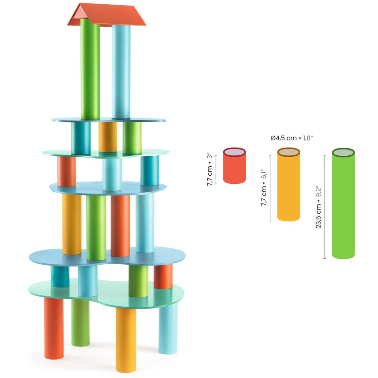 Djeco Tubolo konstruktion spela
