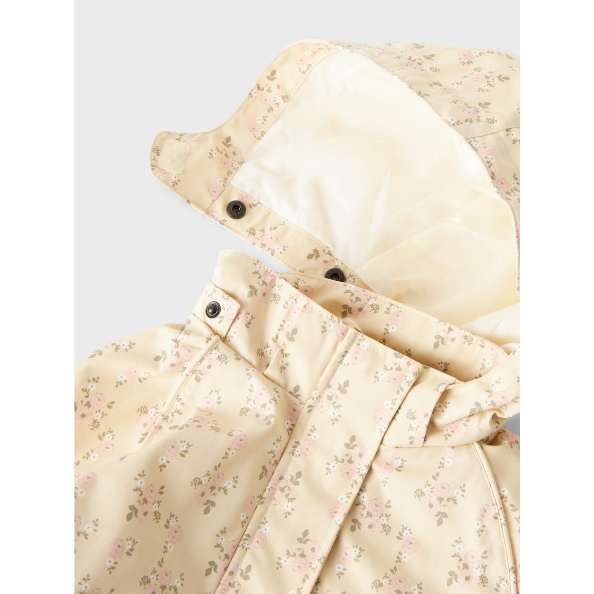 Lil'Atelier Bleached Sand Gerda Long Jacka AOP Fo