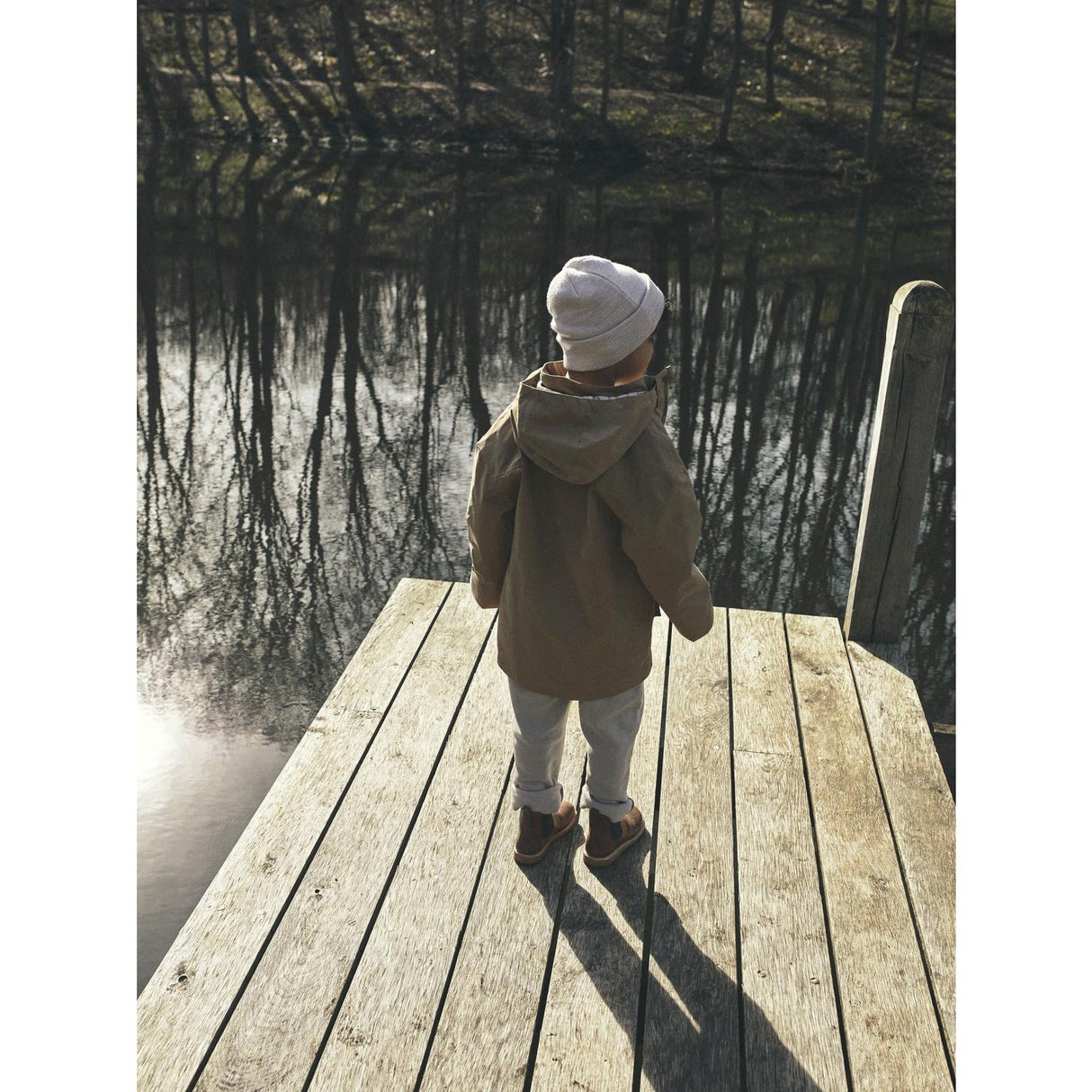 Lil'Atelier Petrified Ek Godo Long Loose Jacka Fo